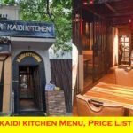 Kaidi kitchen menu price list