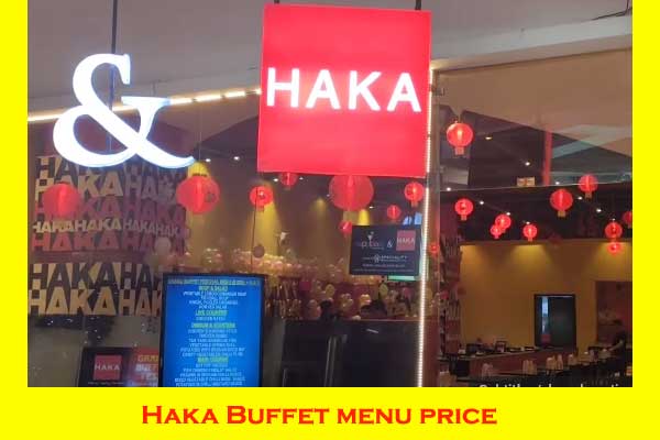 Haka Buffet menu price, Lake Mall Mani Square City Center CC1 Kolkata