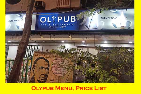 olypub menu and price kolkata